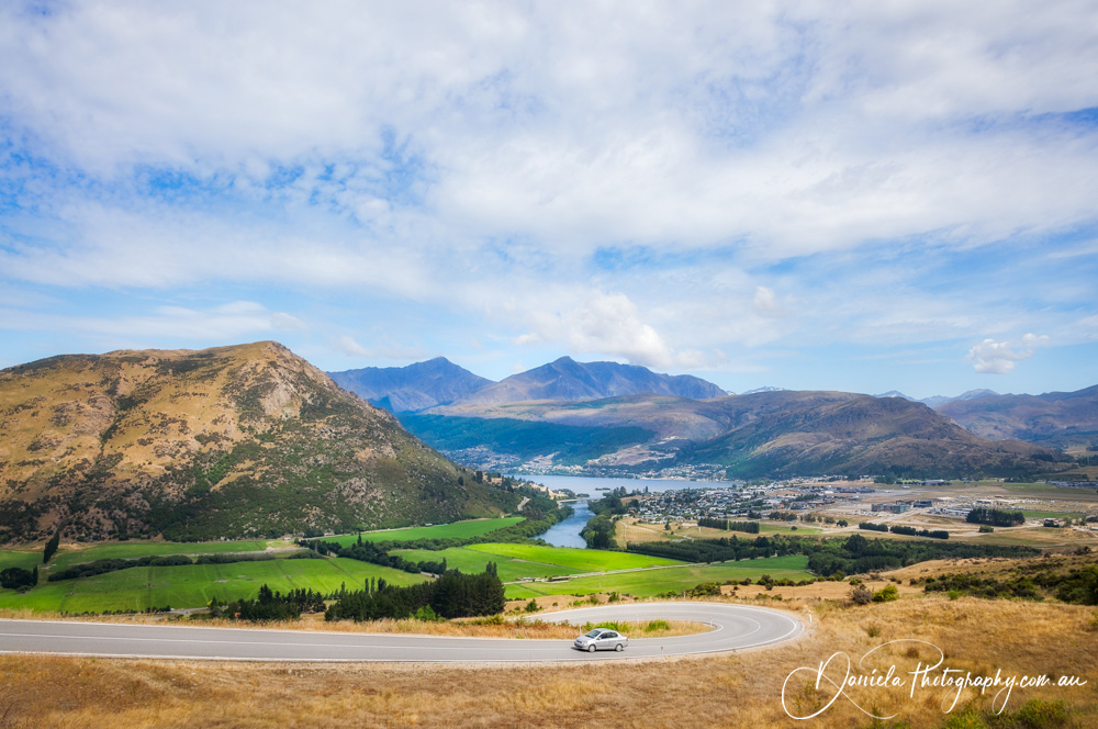Winding Road from Queenstown to The Remarkable Ski Area
